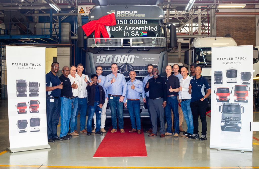 Mercedes-Benz Hits 150,000 Trucks Built in South Africa